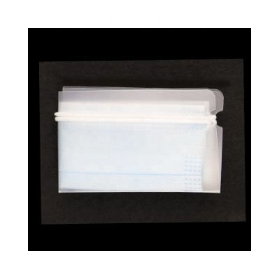 foldable pp plastic face mask storage